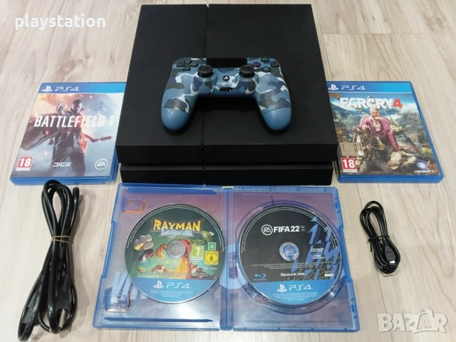 PS4 500GB | PlayStation 4 | Страхотен комплект с 4 игри, снимка 4 - PlayStation конзоли - 53443924
