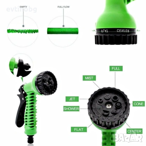 Градински маркуч X-HOSE Pro - разтегателен 15 метра, снимка 3 - Напояване - 53822950