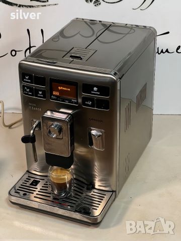Кафемашина кафе автомат Saeco exprelia с гаранция, снимка 5 - Кафемашини - 46412933