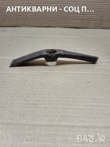 Соц Стар Ръчно Кован Каменоделски Инструмент 0.450кг. НОМЕР 1387., снимка 4 - Антикварни и старинни предмети - 53940276