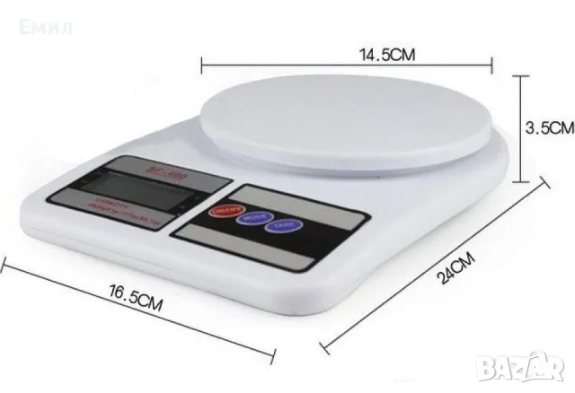 Домакинска електронна везна SF-400, снимка 2 - Везни - 47701696