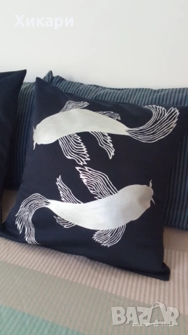 Ръчно рисувани декоративни калъфки от сатениран памук, снимка 14 - Декорация за дома - 50786415