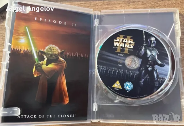 Star Wars - Episode 2 - Attack Of The Clones (DVD, 2005), снимка 3 - DVD филми - 47223397