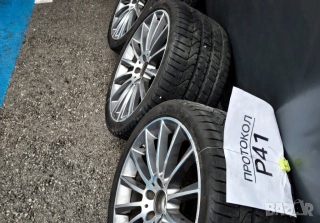 2 бр. Pirelli P Zero MO 255/35 ZR19, DOT 08/21, 7 мм., Отлични Летни Гуми