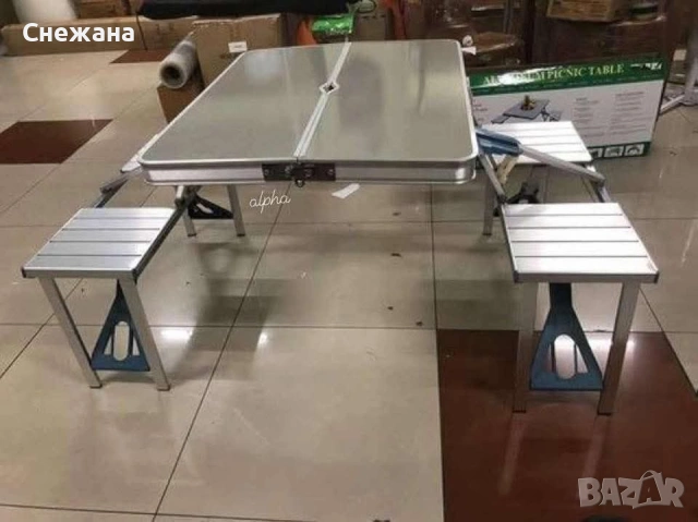 Сгъваема маса за къмпинг