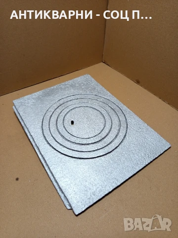 Стара Чугунена Плоча За Печка Барбекю Барбекюта.