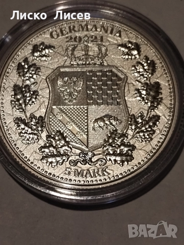 Германия 5 марки 2021, снимка 6 - Нумизматика и бонистика - 52265533