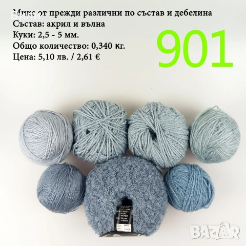 Евтини прежди в малки количества - нови и остатъци , снимка 11 - Други - 52042481