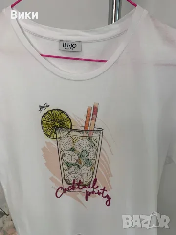 Тениска Liu Jo размер XS-S, снимка 11 - Тениски - 49692989