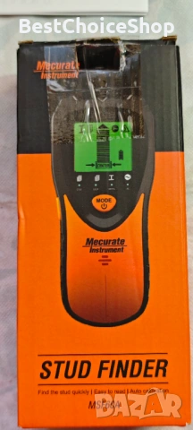Стенен Детектор / Локатор/ скенер - 5 в 1 с LCD дисплей и звукова аларма за греди, метал, кабели, снимка 6 - Друга електроника - 53658490