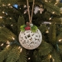 Коледни играчки за елха „Winter White Elegance“ – луксозни висящи декорации , снимка 8