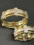 Златни Брачни венчални халки 14 K 585 Gold zlatni halki prasten brachni, снимка 2