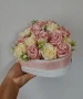 Букет 17 сатенени рози , снимка 3