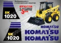 KOMATSU SK 714 стикери надписи SK714, снимка 17