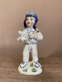Винтидж порцеланова статуетка „Млад авиатор“, СССР, снимка 1