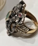 Старинен пръстен, Арт Деко с диаманти, снимка 2