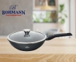 Тиган Уок с капак Bohmann, 28см. 3.4л., Лят алуминий, Подвижна дръжка, Индукция, снимка 1