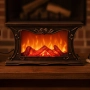 Декоративна LED камина с реалистичен ефект на пламък и жарава, снимка 1