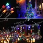 Светлинна верига 50м. от 250 Led коледни лампички RGB многоцветни, снимка 7