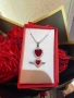 Ръчно изработени рози и колие пръстен + подаръчна кутия , снимка 4