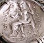 Брошка и пръстен с антични монети сребро, снимка 3