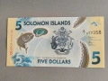 Банкнота - Соломонови острови - 5 долара UNC | 2019г., снимка 1