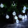 Соларни градински светлини: 50 LED, 8 режима, водоустойчиви, за декорация.