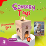  Дървена кутия за сортиране образователна играчка Монтесори за малки деца, снимка 4