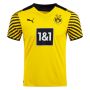 Puma Borussia Dortmund Home Jersey 2021-2022 - страхотна футболна тениска КАТО НОВА С