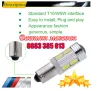 2 броя Нови габарити с лупи BAX9S с 10 LED диода крушка H6W-DC 12 V габаритни крушки фарове дневни, снимка 4