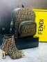 дамски комплект чанта/ раница, боти  на ток и портмоне fendi versace , снимка 17