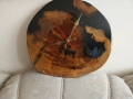 Часовник изработен от епоксидна смола и дърво , снимка 7