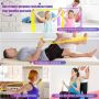 COFOF Стреч ленти за упражнения: Идеални за йога, пилатес и силов тренинг, снимка 3