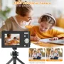 Нов Компактен 1080P 50MP фотоапарат с 16x зуум + 32GB SD и батерии, снимка 6