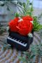 Декорация пиано със сапунени цветя, букет, рози, снимка 4