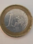 Евро Монета вижда се номинала., снимка 2