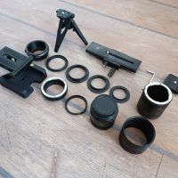 комплект макро екстендери, преходници Sony и Canon, обектив Zenit и др, снимка 2 - Чанти, стативи, аксесоари - 45649879