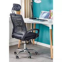 Луксозен ергономичен офис стол с облегалка за главата и люлеене, дишащи облегалка и седалка, амортис, снимка 7 - Столове - 44942802