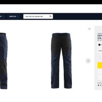 BLAKLADER Service Stretch Trouser размер 36 / S работен панталон W4-115, снимка 2 - Панталони - 45256809