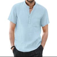 Мъжки ленени ризи , снимка 2 - Ризи - 45503997