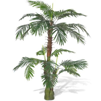 vidaXL Изкуствена палма цикас, 150 см(SKU:241355, снимка 1 - Стайни растения - 44973866