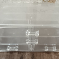 Голяма прозрачна кутия за бижута с 4 чекмеджета на три реда., снимка 3 - Други - 45026304