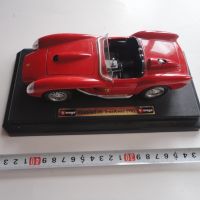 Кола количка Ferrari 250 Testa Rossa Burago 1 към 24, снимка 1 - Колекции - 45320771