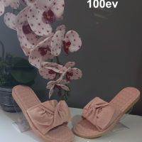 Дамски чехли от Еко кожа с панделка от 36 до 41 номер - 3 цвята, снимка 5 - Чехли - 45496210