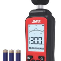 LONVOX децибеломер с 2,45" LCD дисплей с подсветка, SPL метър с обхват на измерване 30 – 130 dBA, снимка 1 - Друга електроника - 45370847