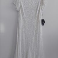 Adriana Papell официална бяла рокля , снимка 7 - Рокли - 45445250