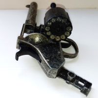 GUN BY EDISON GIOCATTOLI - MAT 0197 - MADE IN ITALY, снимка 5 - Антикварни и старинни предмети - 42108299