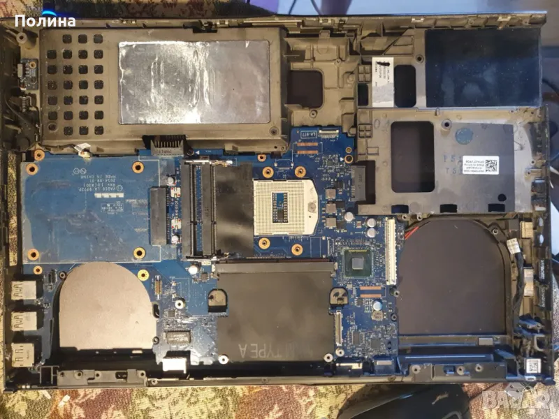 Дънна платка с корпус за Dell Precision M4800, снимка 1
