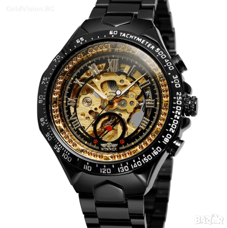 Автоматичен мъжки часовник – WINNER + ПОДАРЪК, снимка 1