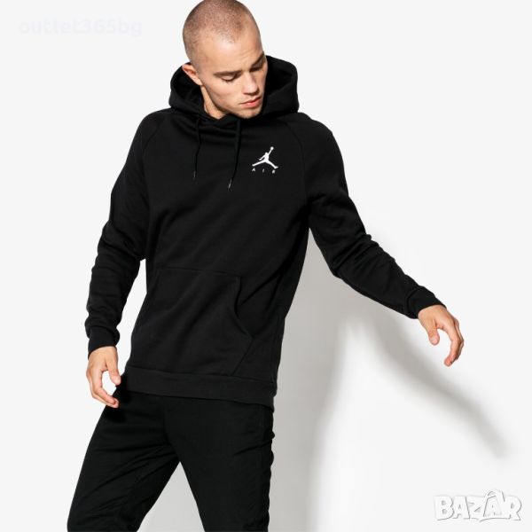 Nike - Jordan Pullover Hoodie In Black Оригинал Код 823, снимка 1